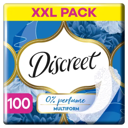 Discreet Légáteresztő Multiform illatmentes Tisztasági Betétek x100 termékhez kapcsolódó kép