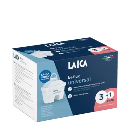 Laica Bi-Flux univerzális SLIM vízszűrőbetét Brita Kompatibilis 3+1 db termékhez kapcsolódó kép