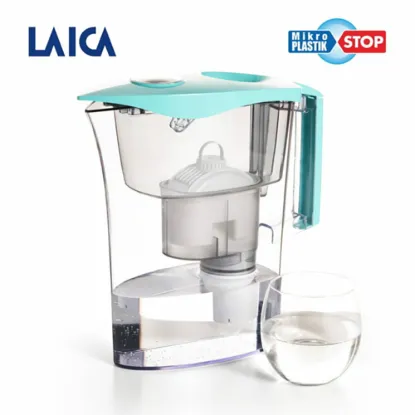 Laica MikroPLASTIK-STOP vízszűrő kancsó, 1 db Bi-Flux univerzális és 1 db MikroPLASTIK-STOP szűrővel termékhez kapcsolódó kép