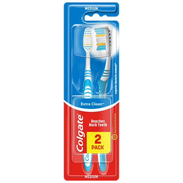 Colgate Extra Clean közepes fogkefe 2 db termékhez kapcsolódó kép