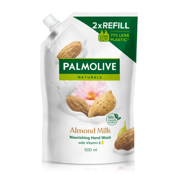 Palmolive Naturals Milk & Almond folyékony szappan utántöltő 500 ml termékhez kapcsolódó kép