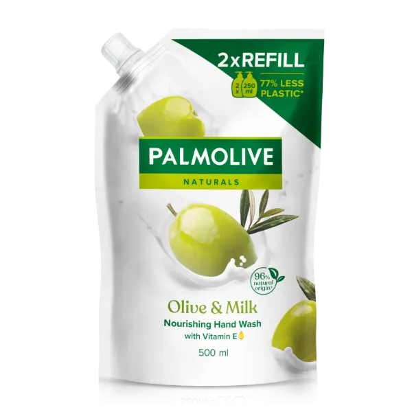 Palmolive Naturals Milk & Olive folyékony szappan utántöltő 500 ml termékhez kapcsolódó kép