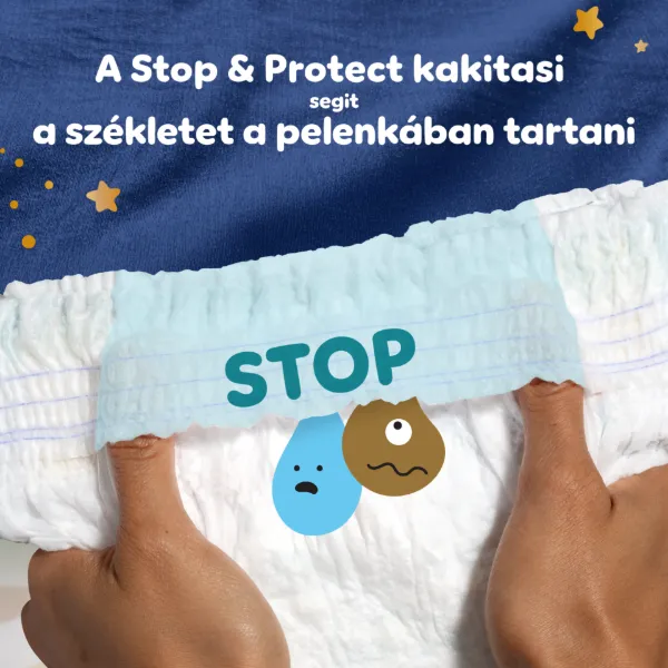 Pampers Night Bugyipelenka, Méret: 6, 80 db Pelenka, 13kg-19kg termékhez kapcsolódó kép