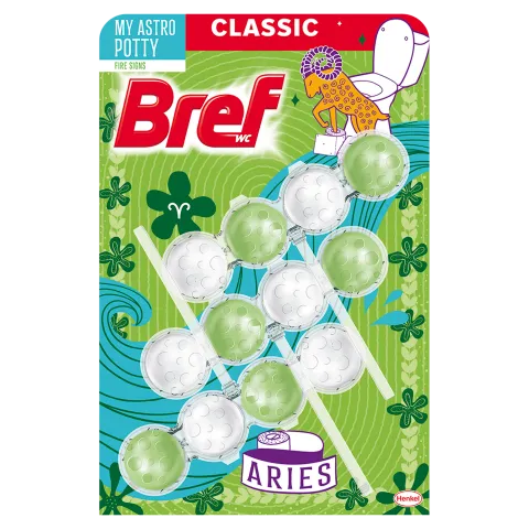 Bref Limited Edition My Astro Potty Fire Signs WC frissítő 3 x 50 g termékhez kapcsolódó kép