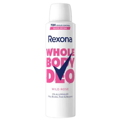 Rexona Whole Body Wild Rose dezodor 150 ml termékhez kapcsolódó kép