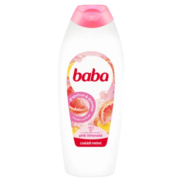 Baba Pink Limonádé frissítő tusfürdő grapefruit és gyömbér illat 750 ml termékhez kapcsolódó kép