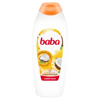Baba Trópusi Limonádé frissítő tusfürdő ananász és kókusz illat 750 ml termékhez kapcsolódó kép