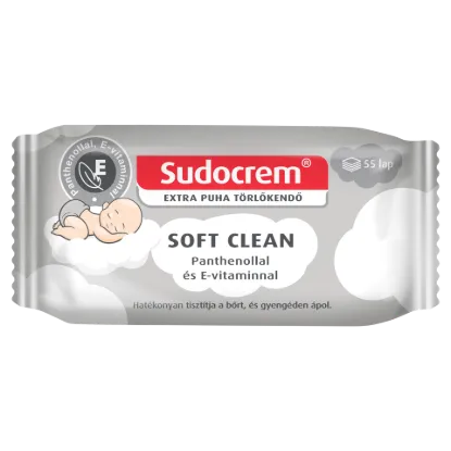 Sudocrem Soft Clean törlőkendő 55 db termékhez kapcsolódó kép