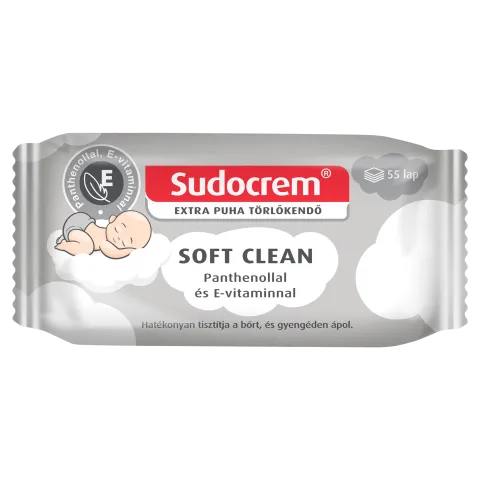 Sudocrem Soft Clean törlőkendő 55 db termékhez kapcsolódó kép
