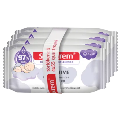 Sudocrem Sensitive törlőkendő 4 x 55 db termékhez kapcsolódó kép