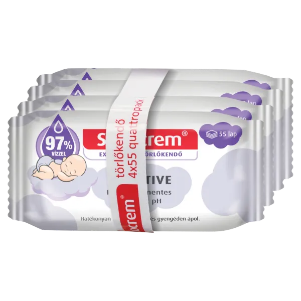 Sudocrem Sensitive törlőkendő 4 x 55 db termékhez kapcsolódó kép