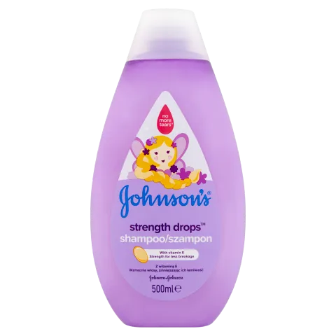 JOHNSON'S® Strength drops™ sampon 500 ml termékhez kapcsolódó kép