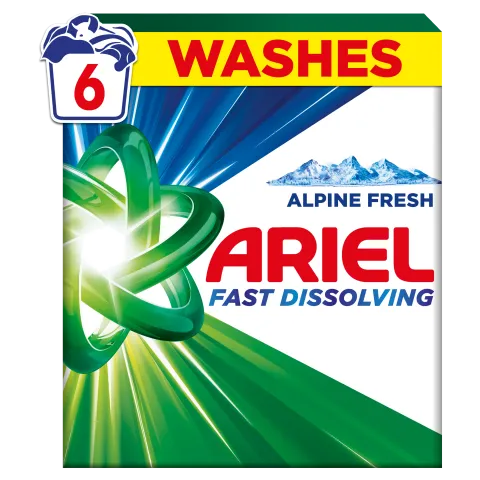 Ariel Alpine Fresh Mosópor, 330 g, 6 Mosáshoz termékhez kapcsolódó kép