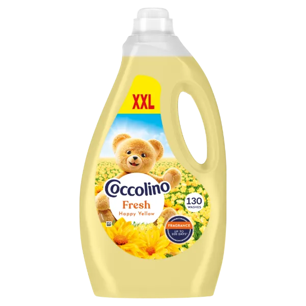Coccolino Fresh Happy Yellow öblítőkoncentrátum 130 mosás 2990 ml termékhez kapcsolódó kép