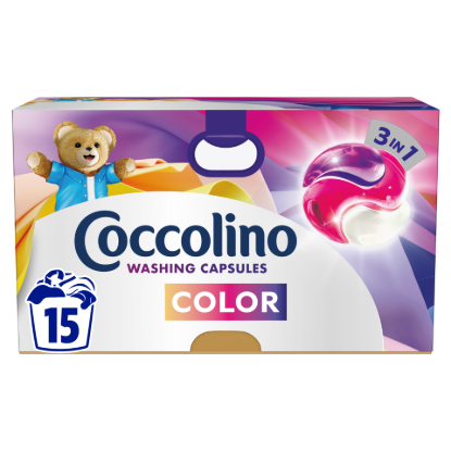 Coccolino Color 3in1 mosókapszula 15 mosás 259,5 g termékhez kapcsolódó kép