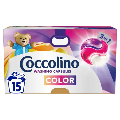 Coccolino Color 3in1 mosókapszula 15 mosás 259,5 g termékhez kapcsolódó kép