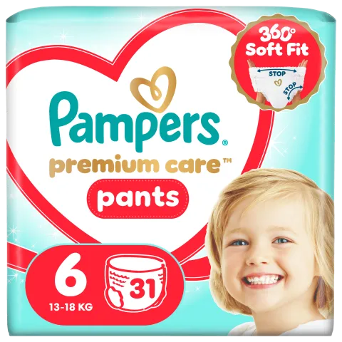 Pampers Premium Care Bugyipelenka, Méret: 6, 31 db Pelenka, 13kg-19kg termékhez kapcsolódó kép