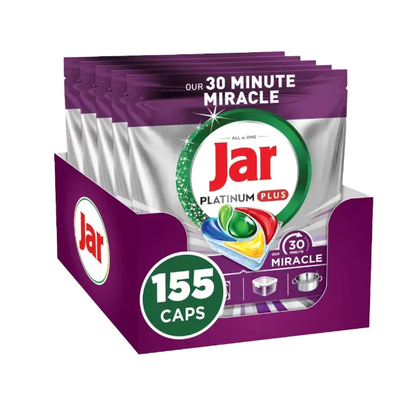 Jar Platinum Plus 30 Minute Miracle mosogatógép tabletta 155 db termékhez kapcsolódó kép
