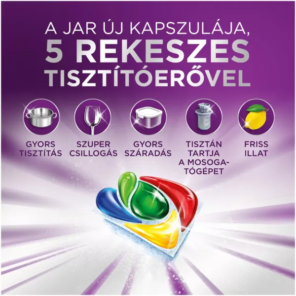 Jar Platinum Plus 30 Minute Miracle mosogatógép tabletta 155 db termékhez kapcsolódó kép