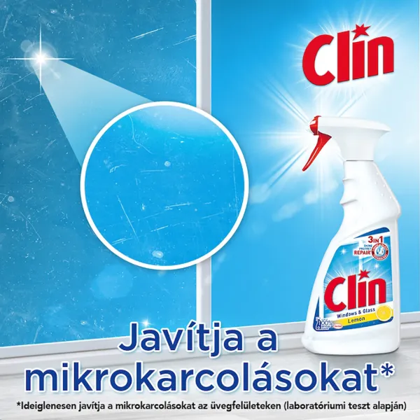 Clin ablaktisztító szórófejes 500ml Lemon termékhez kapcsolódó kép