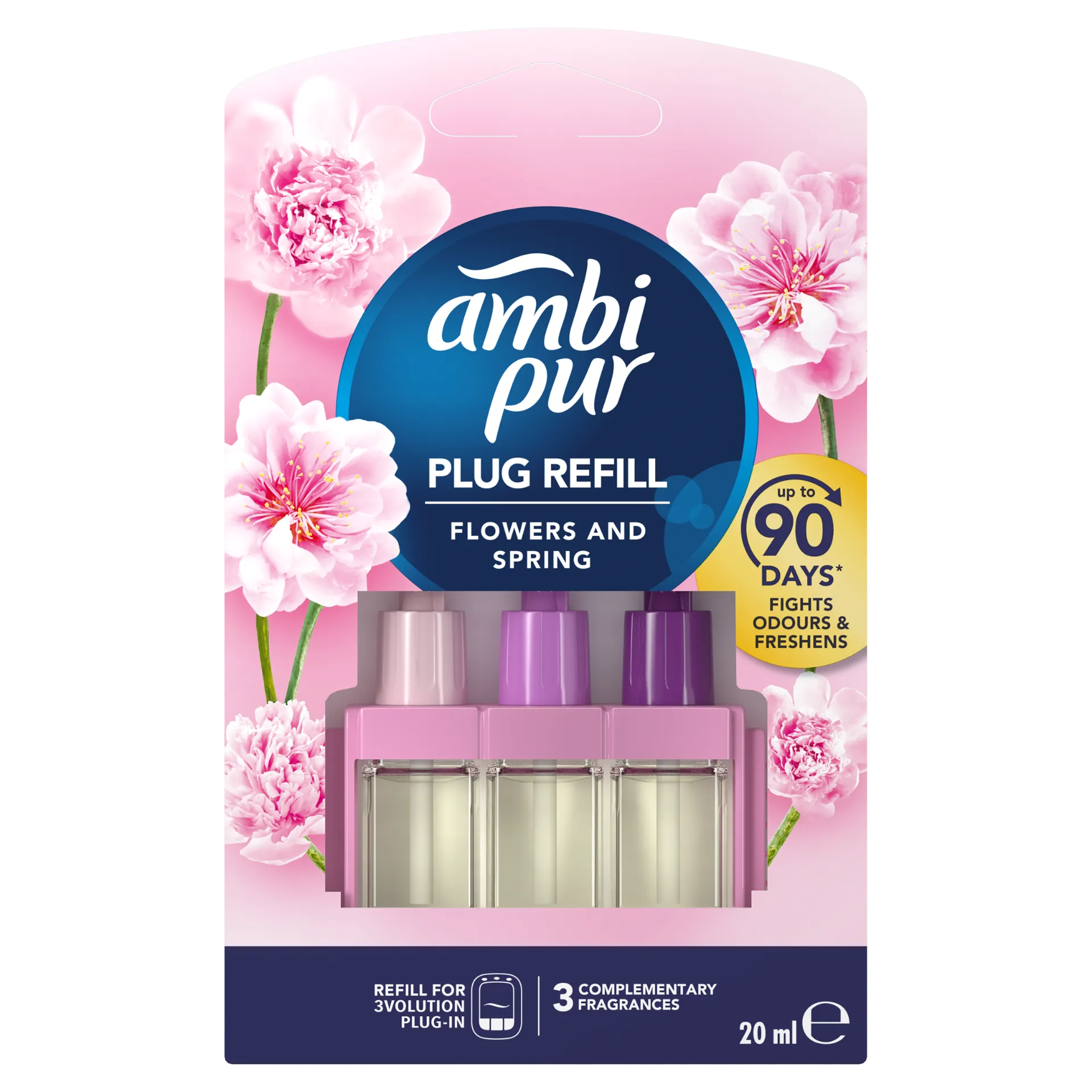 Ambi Pur Flowers & Spring Elektromos Légfrissítő-utántöltő, 20ml