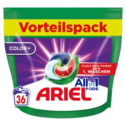 Ariel All-in-1 PODS Color+ folyékony mosókapszula, 36 Mosáshoz termékhez kapcsolódó kép