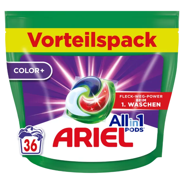 Ariel All-in-1 PODS Color+ folyékony mosókapszula, 36 Mosáshoz termékhez kapcsolódó kép