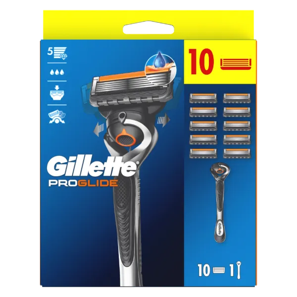 Gillette ProGlide Férfi Borotva, 1 db Gillette 5 Pengés, Borotvabetétek, FlexBall Markolat termékhez kapcsolódó kép