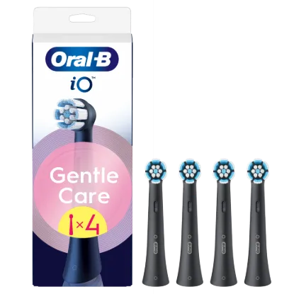 Oral-B iO Series Gentle Care, Fekete, Eredeti Fogkefefej, Érzékeny Fogínyhez, 4 termékhez kapcsolódó kép