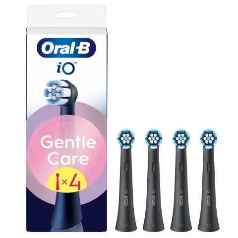 Oral-B iO Series Gentle Care, Fekete, Eredeti Fogkefefej, Érzékeny Fogínyhez, 4 termékhez kapcsolódó kép