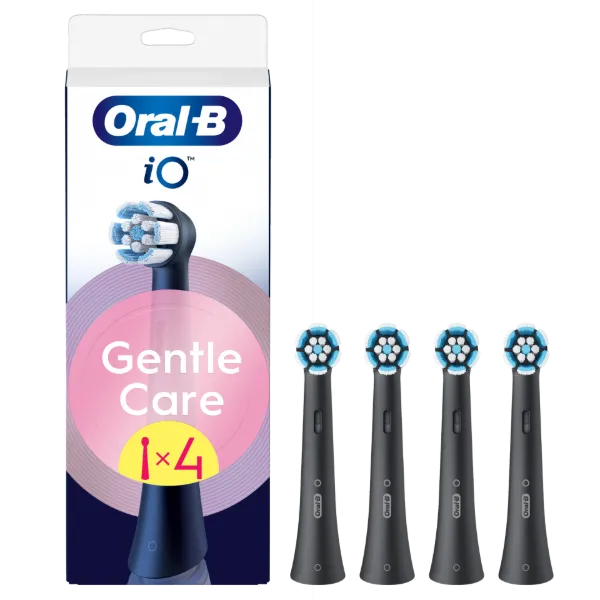 Oral-B iO Series Gentle Care, Fekete, Eredeti Fogkefefej, Érzékeny Fogínyhez, 4 termékhez kapcsolódó kép