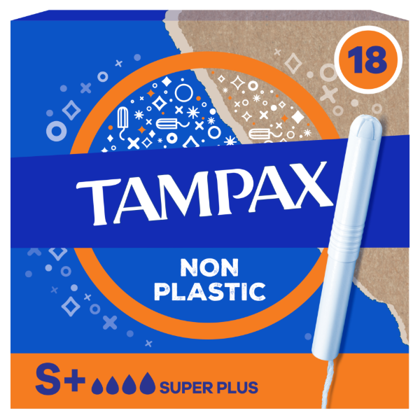 Tampax Super Plus Tampon Kartonból Készült Applikátorral, 18 db termékhez kapcsolódó kép