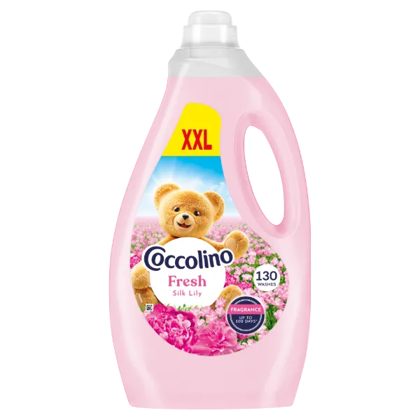 Coccolino Fresh Silk Lily öblítőkoncentrátum 130 mosás 2990 ml termékhez kapcsolódó kép