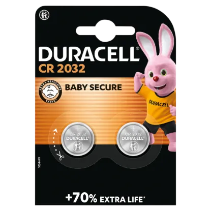Duracell CR 2032 3 V lítium elem 2 db termékhez kapcsolódó kép