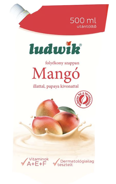 Ludwik folyékony szappan 500ml Mangó - utántöltő termékhez kapcsolódó kép