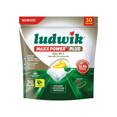 Ludwik mosogatógép kapszula 30 db Maxx Power Plus termékhez kapcsolódó kép