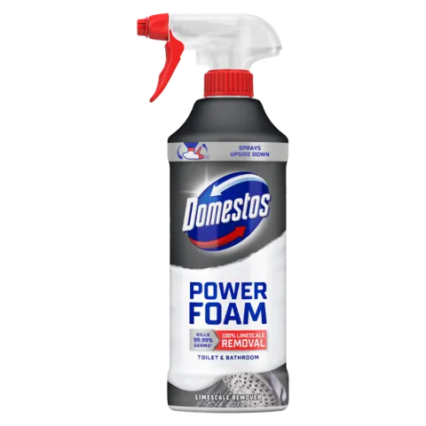 Domestos Power Foam WC és fürdőszoba tisztító hab 435 ml Vízkőoldó termékhez kapcsolódó kép