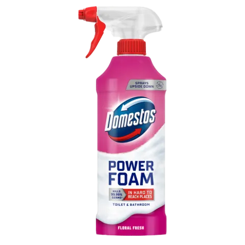 Domestos Power Foam WC és fürdőszoba tisztító hab 435 ml Floral Fresh termékhez kapcsolódó kép
