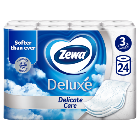 Zewa Deluxe Delicate Care toalettpapír 3 rétegű 24 tekercs termékhez kapcsolódó kép