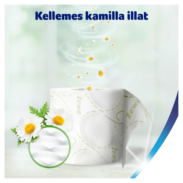 Zewa Deluxe Camomile Comfort toalettpapír 3 rétegű 24 tekercs termékhez kapcsolódó kép