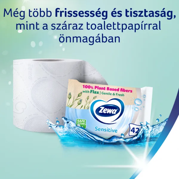 Zewa Deluxe Camomile Comfort toalettpapír 3 rétegű 24 tekercs termékhez kapcsolódó kép