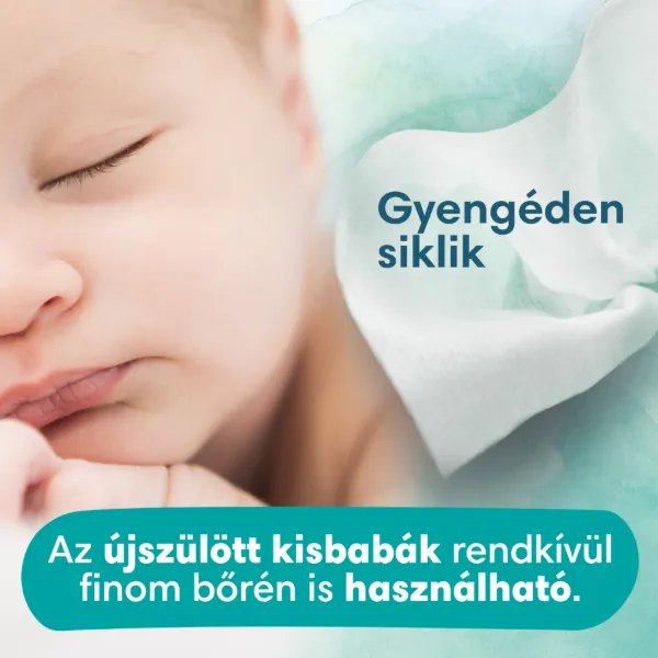 Pampers Harmonie New Baby Nedves Törlőkendő, 3 csomag = 138 db Törlőkendő termékhez kapcsolódó kép