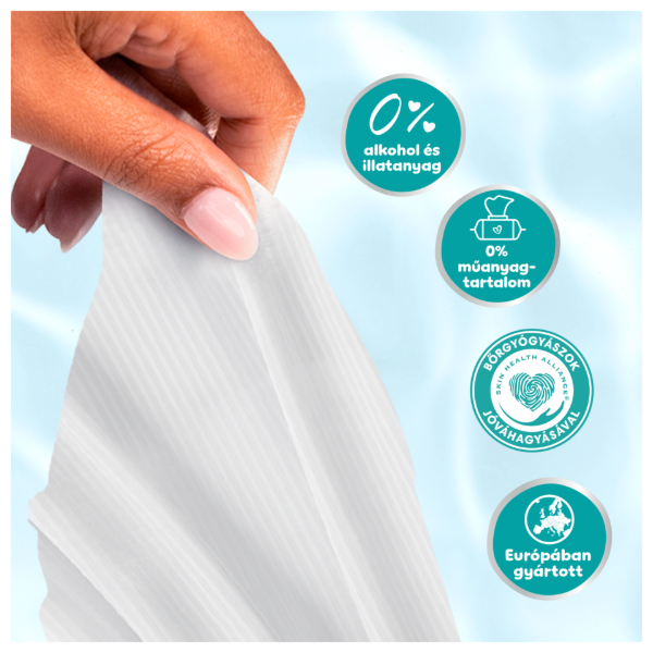 Pampers 99%-ban Vízalapú Baby Nedves Törlőkendő, 18 Csomag x 60 Törlőkendő db Baba Nedves Törlőkendő termékhez kapcsolódó kép