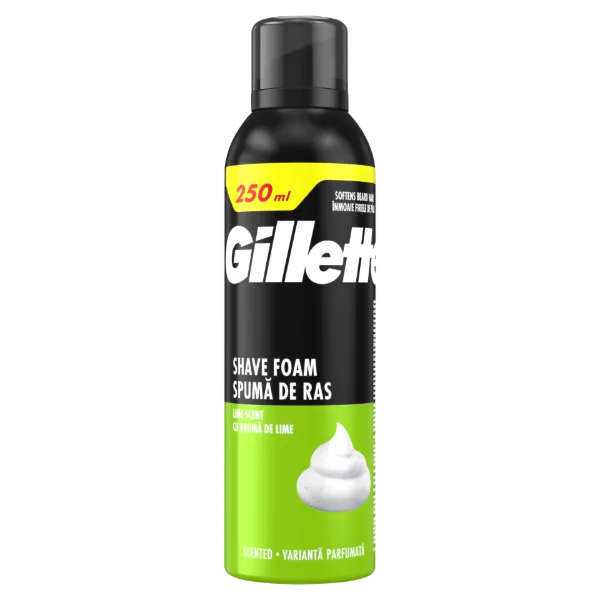 Gillette Classic Lime Borotvahab Férfiak Számára, Lime Illattal, 250ml termékhez kapcsolódó kép