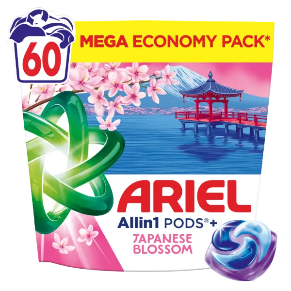 Ariel Allin1 PODS® Mosókapszula 60 Mosáshoz, Japanese Blossom termékhez kapcsolódó kép