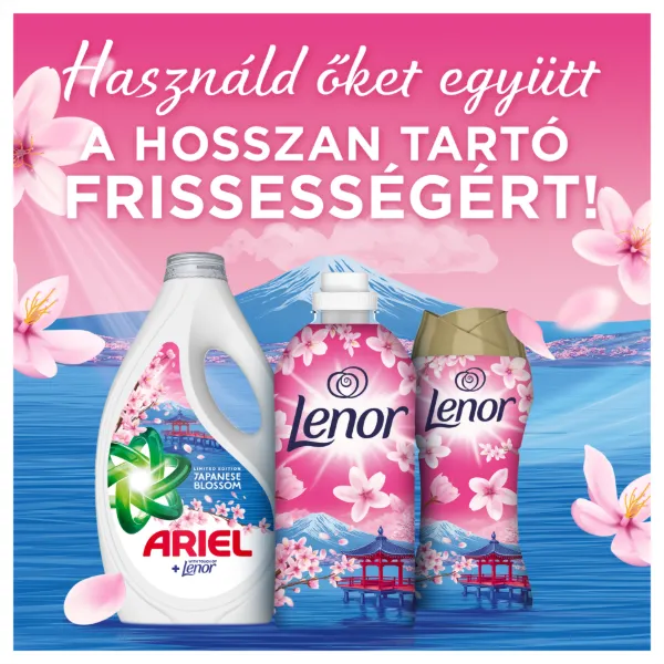 Ariel Folyékony Mosószer, 90 Mosáshoz, Japanese Blossom termékhez kapcsolódó kép