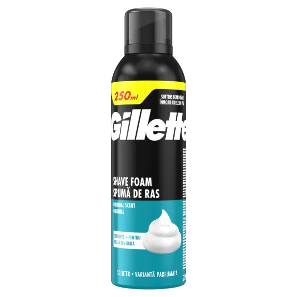 Gillette Classic Sensitive Borotvahab, Érzékeny Bőrre, 250 ml termékhez kapcsolódó kép