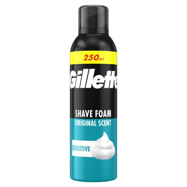 Gillette Classic Sensitive Borotvahab, Érzékeny Bőrre, 250 ml termékhez kapcsolódó kép