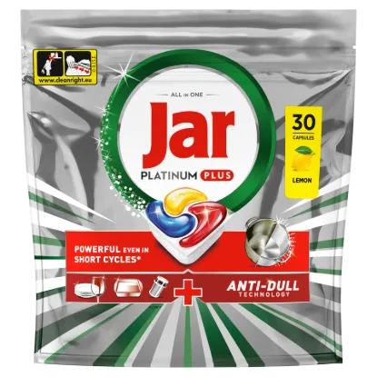 Jar Platinum Plus Mosogatókapszula, Lemon, , 30 Mosogatókapszula termékhez kapcsolódó kép