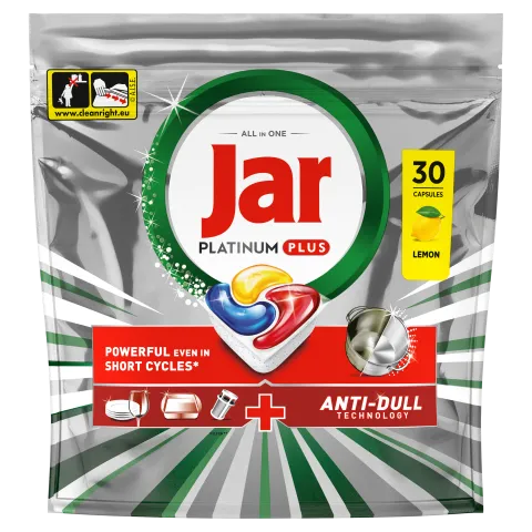 Jar Platinum Plus Mosogatókapszula, Lemon, , 30 Mosogatókapszula termékhez kapcsolódó kép
